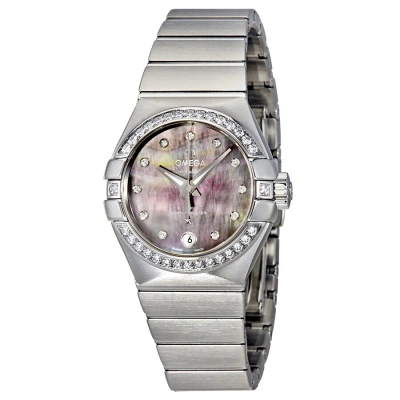 Omega Constellation Automatic Ladies Watch 123.15.27.20.57.003 In Mop / Mother Of Pearl