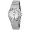 OMEGA OMEGA CONSTELLATION AUTOMATIC WHITE MOTHER OF PEARL DIAL LADIES WATCH 127.15.27.20.55.001