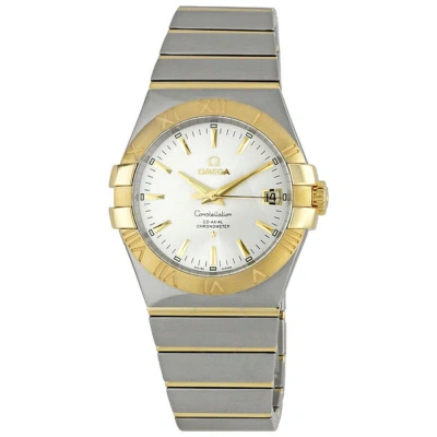 Omega Constellation Chromometer 35mm Watch 123.20.35.20.02.002 In Gold / Silver / Skeleton / Yellow