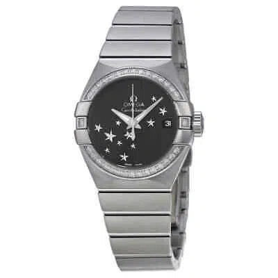 Pre-owned Omega Constellation Chronometer Automatic Star Ladies Watch 123.15.27.20.01.001