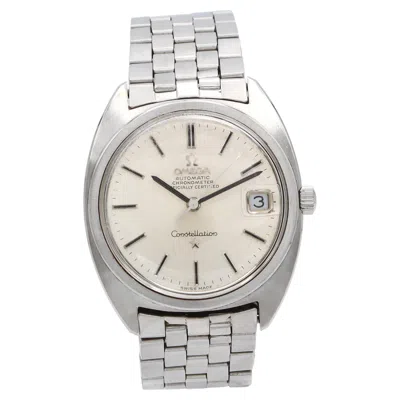 Pre-owned Omega Constellation Chronometer Stainless Steel Date Automatic Men�s Watch In Multiple