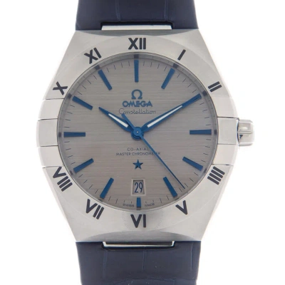 Omega Constellation Co-axial Automatic Chronometer Grey Dial Men's Watch 131.13.39.20.06.002 In Blue