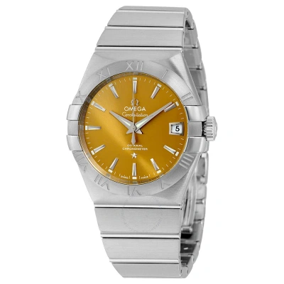 Omega Constellation Co-axial Bronze Dial Men's Watch 123.10.38.21.10.001. In Metallic