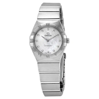 Pre-owned Omega Constellation Diamond Watch 131.10.25.60.55.001 In Multi