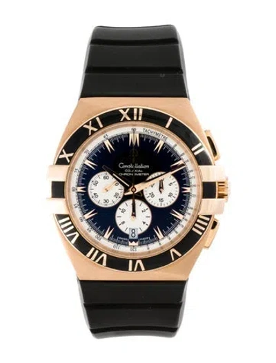 Pre-owned Omega Constellation Double Eagle Watch In Multicolor