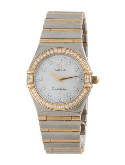 Pre-owned Omega Constellation Manhattan, 23mm In Multicolor