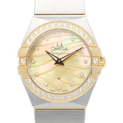 Pre-owned Omega Constellation Stainless Steel Yellow Gold (18k) Wristwatch () In Multi