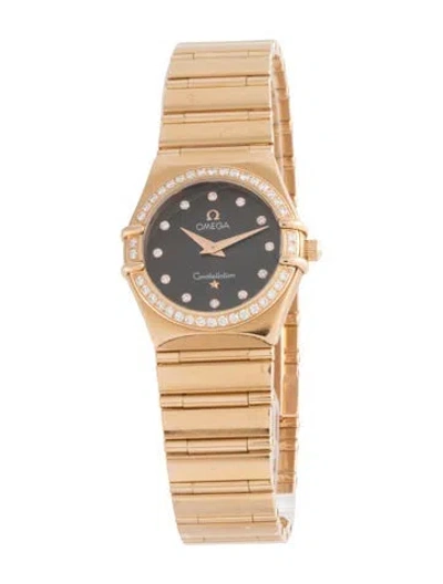 Pre-owned Omega Constellation Watch, 25mm In Multicolor
