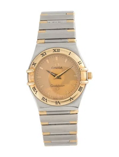 Pre-owned Omega Constellation Watch, 25mm In Multicolor