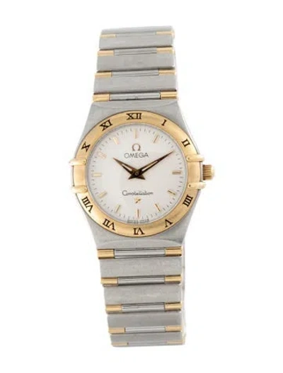 Pre-owned Omega Constellation Watch, 26mm In Multicolor
