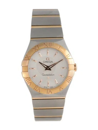 Pre-owned Omega Constellation Watch, 27mm In Multicolor