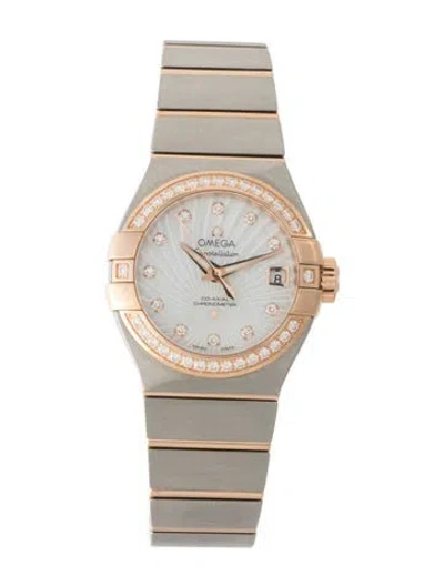 Pre-owned Omega Constellation Watch, 28mm In Multi