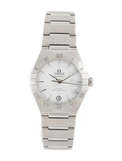 Pre-owned Omega Constellation Watch, 29mm In Multicolor