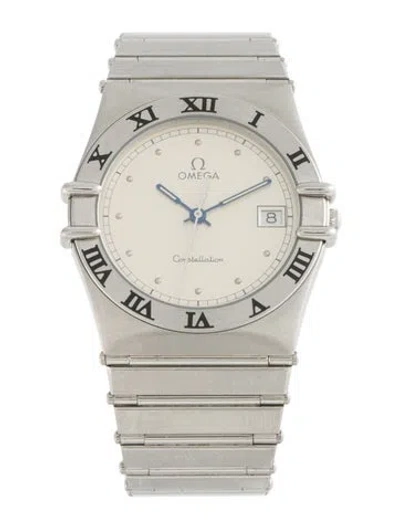 Pre-owned Omega Constellation Watch, 33mm In Multi