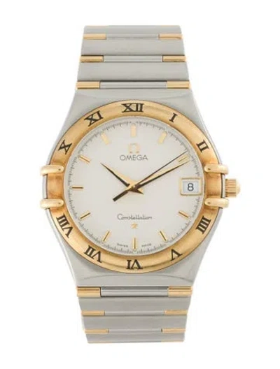 Pre-owned Omega Constellation Watch, 33mm In Multicolor