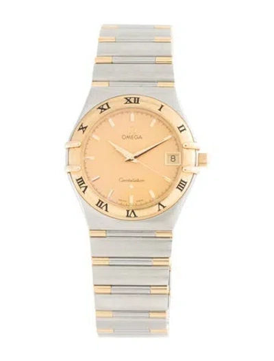 Pre-owned Omega Constellation Watch, 34mm In Multi
