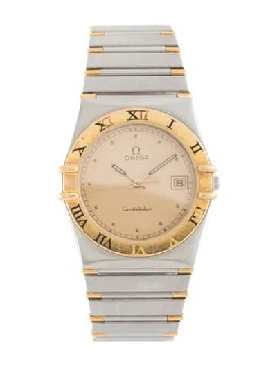 Pre-owned Omega Constellation Watch, 34mm In Multi