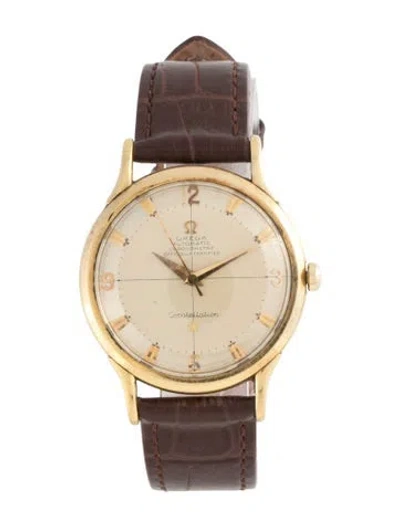 Pre-owned Omega Constellation Watch, 35mm In Multicolor