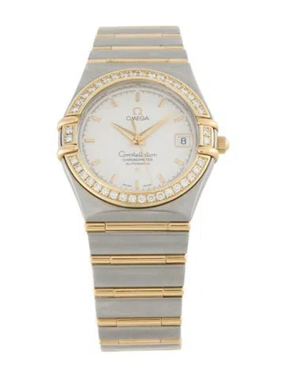 Pre-owned Omega Constellation Watch, 35mm In Multicolor