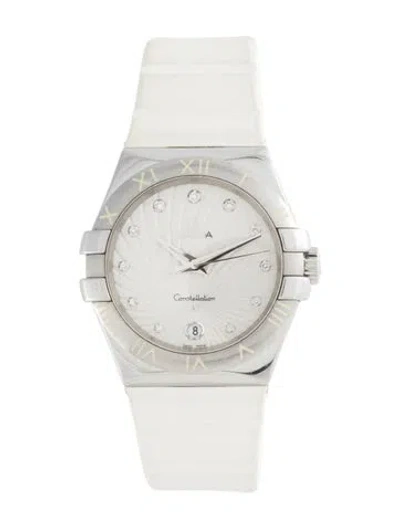 Pre-owned Omega Constellation Watch In Multi