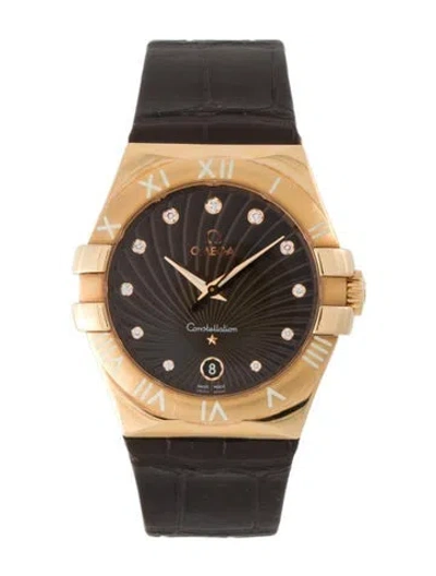 Pre-owned Omega Constellation Watch In Multi