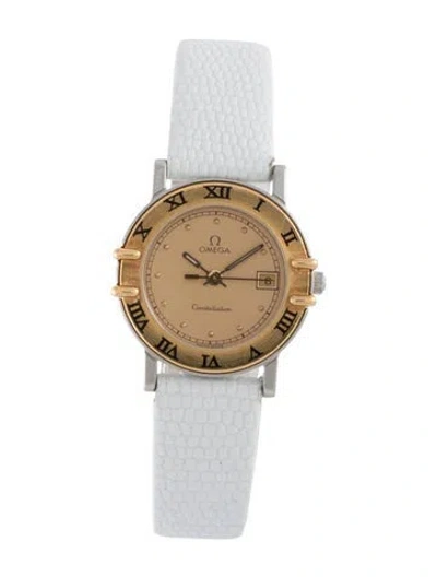 Pre-owned Omega Constellation Watch In Multicolor