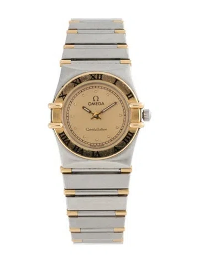 Pre-owned Omega Constellation Watch In Multicolor