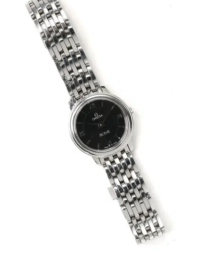 Pre-owned Omega De Ville 24mm 2011 Watch In Black