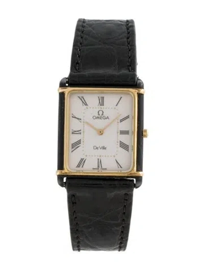 Pre-owned Omega De Ville Auteuil Watch In Multicolor
