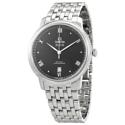 Omega De Ville Automatic Chronometer Black Dial Men's Watch 424.10.40.20.01.003 In Brown