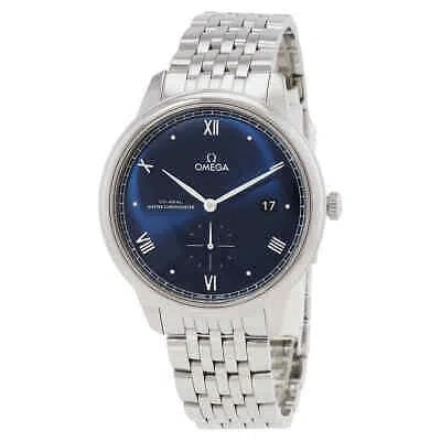Pre-owned Omega De Ville Automatic Chronometer Blue Dial Men's Watch 434.10.41.20.03.001