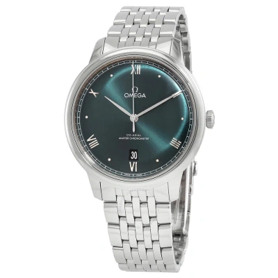 Omega De Ville Automatic Chronometer Green Dial Men's Watch 434.10.40.20.10.001 In Metallic