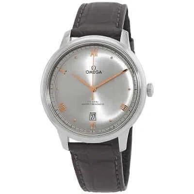 Pre-owned Omega De Ville Automatic Chronometer Grey Dial Men's Watch 434.13.40.20.06.001