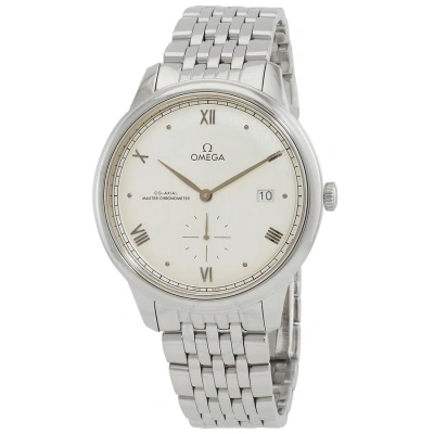 Omega De Ville Automatic Chronometer Silver Dial Men's Watch 434.10.41.20.02.001 In Black / Silver