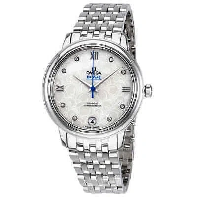 Pre-owned Omega De Ville Automatic White Dial Ladies Watch 424.10.33.20.55.004