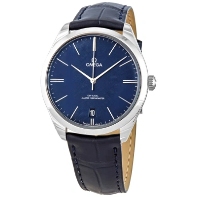 Omega De Ville Chronometer Blue Dial Men's Watch 435.13.40.21.03.001