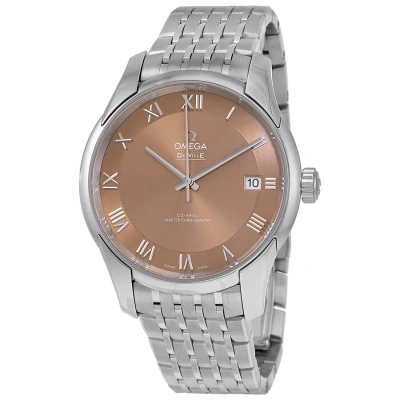 Omega De Ville Hour Vision Automatic Chronometer Bronze Dial Men's Watch 433.10.41.21.10.001