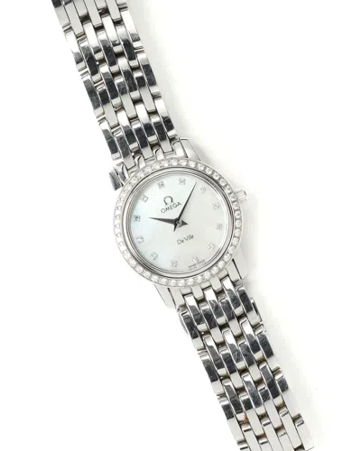 Omega De Ville Prestige 22mm 2006 Full Set Watch In Silver