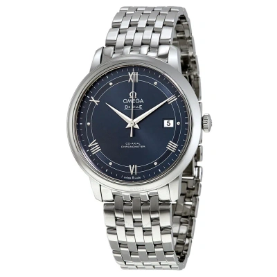 Omega De Ville Prestige Automatic Blue Dial Men's Watch 424.10.40.20.03.002 In Metallic