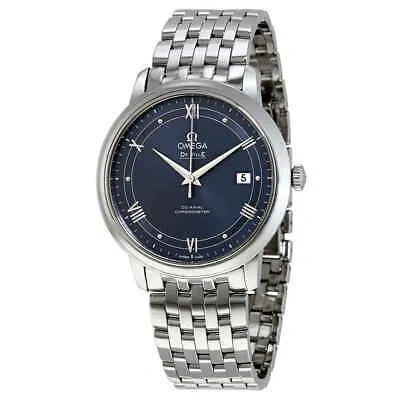 Pre-owned Omega De Ville Prestige Automatic Blue Dial Men's Watch 424.10.40.20.03.002