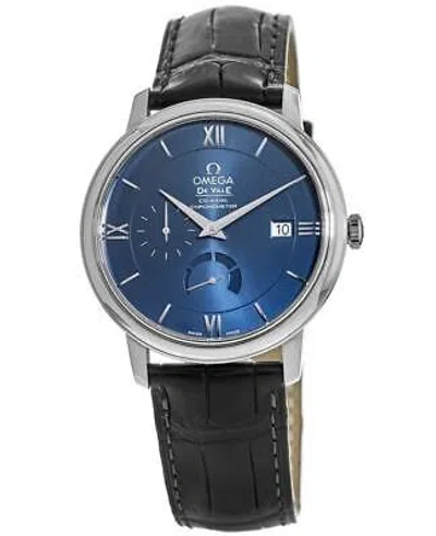 Pre-owned Omega De Ville Prestige Automatic Blue Men's Watch 424.13.40.21.03.001
