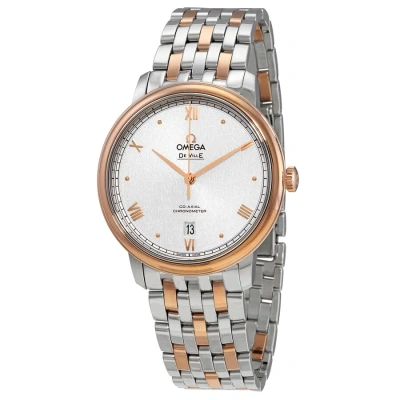 Omega De Ville Prestige Automatic Chronometer Silver Dial Men's Watch 424.20.40.20.02.007 In Gray