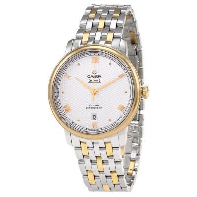 Omega De Ville Prestige Automatic Chronometer Silver Grey Dial Men's Watch 424.20.40.20.02.005 In Gold / Grey / Silver / Yellow