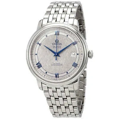 Pre-owned Omega De Ville Prestige Chronograph Automatic Grey Dial Men's Watch