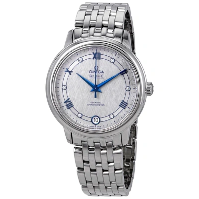 Omega De Ville Prestige Co-axial Automatic Diamond Grey Dial Ladies Watch 424.10.33.20.56.002 In Metallic