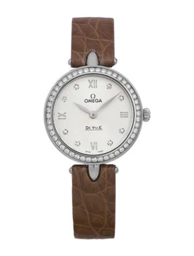 Pre-owned Omega De Ville Prestige "dewdrop" Watch In Multi