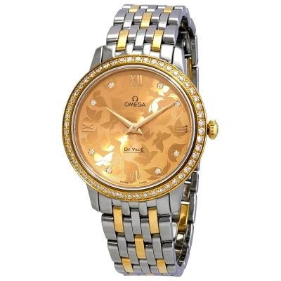 Omega De Ville Prestige Diamond Ladies Watch 424.25.33.60.58.001 In Multi