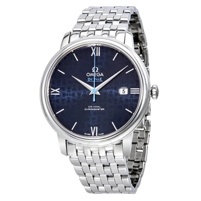 Omega De Ville Prestige Orbis Automatic Men's Watch 424.10.40.20.03.003 In Blue