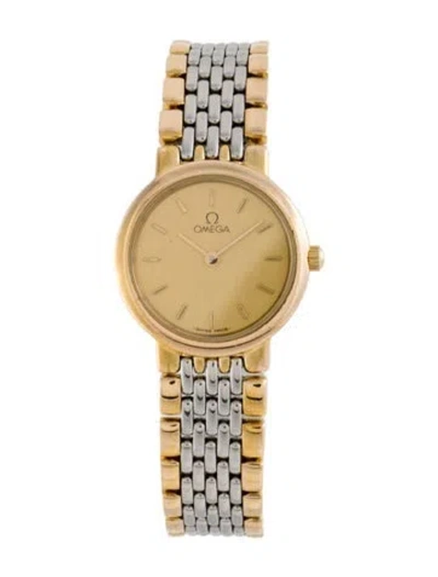 Pre-owned Omega De Ville Prestige Watch, 22mm In Multi