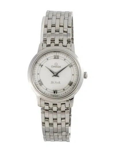 Pre-owned Omega De Ville Prestige Watch, 27mm In Multicolor